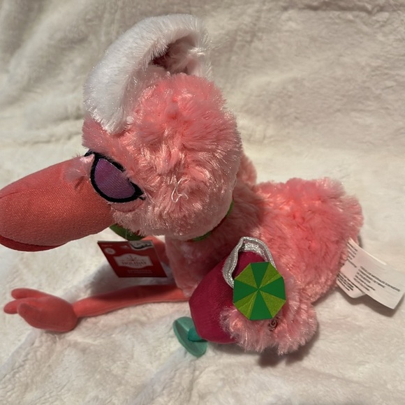 Gemmy Christmas Flamingo Animated Plush Singing “It’s 5 O’clock Somewhere” New - Picture 7 of 9